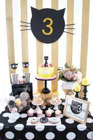 Perfect kitty cat birthday party pack for kids kitty cat themed parties. Kitty Cat Birthday Party Kara S Party Ideas Cat Birthday Party Cat Themed Birthday Party Birthday