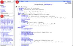Nuke Python Reference Development Python Index