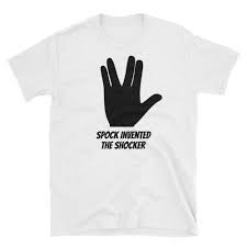 Spock Invented The Shocker T Shirt Spock Shirt The Shocker Shirt Star Trek Shirt I Love Spock Tee Mr Spock Shirt Live Long Star Trek Shirt Long Tee Shirts