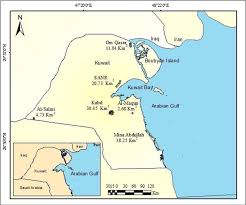 Kuwait location on the world map. The Map Of Kuwait With Locations Marked For Sampling Rhanterium The Download Scientific Diagram