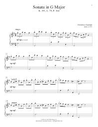 8 years ago8 years ago. Domenico Scarlatti Sonata In G Major K 391 L 79 P 364 Sheet Music Download Pdf Score 195324