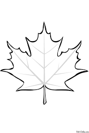 Images de l'automne avec les arbres qui perdent leurs feuilles pour les coloriages des enfants. Feuille D Erable Modele De Feuilles Feuilles A Colorier Creations D Automne