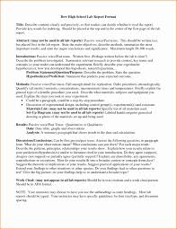 High School Lab Report Template Inspirational 8 High School Lab Report Lab Report Template Report Template Lab Report