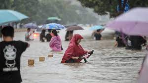 Floods can occur within minutes or over a long period, and may last days, weeks, or longer. China Floods 12 Dead In Zhengzhou Train And Thousands Evacuated In Henan Bbc News