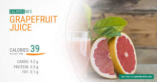 How many calories in pink grapefruit? Grapefruit Juice Calories In 100g Oz Glass And More