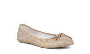 Vegan Ballerinas Grand Step Shoes Pina Metallic Taupe Avesu Vegan Shoes