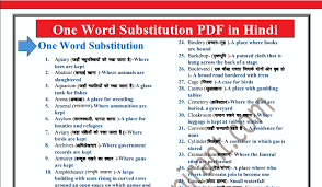 One Word Substitution Pdf In Hindi English Grammar Notes Pdf In 2020 English Grammar Notes Daily Use Words Advanced English Vocabulary
