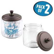 Buy milton, luminarc, sunpet plastic food storage jars with lids, yera kitchen master air tight storage jars, le parfait orange top lid storage jar at popat stores uk. Cheap Glass Bathroom Storage Jars Find Glass Bathroom Storage Jars Deals On Line At Alibaba Com