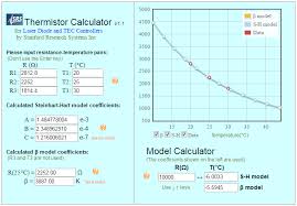 srs thermistor calculator 3d printer arduino diagram