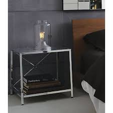 Harvey Chrome Nightstand Modern Table Lamp Lighting Design Interior Furniture