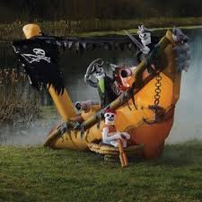 Halloween Blow Ups For The Yard Halloween Decorations Inflatable Sailing Ship Hallow Halloween Blow Ups Spooky Outdoor Halloween Decor Halloween Inflatables