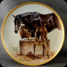 This is a great business. Fred Stone The Water Trough Horse Collector Plate Ebay