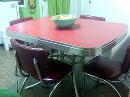 Retro dinette sets vitro seating check out our assortment of retro table and chair dinette sets. 23 Red Dinette Sets Vintage Kitchen Treasures