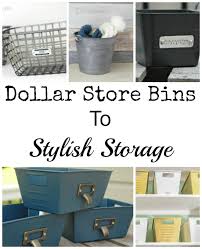 Dollar Store Bins To Stylish Storage Just Add Paint Lemons Lavender Laundry