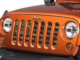 2015 jeep wrangler unlimited sport exterior color: Under The Sun Jeep Wrangler Grille Insert Fall Colors Camo Stars And Stripes Insrt Camofall Jk Hjfz 07 18 Jeep Wrangler Jk