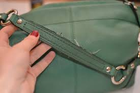 How To Fix A Leather Purse Strap Leather Purses Faux Leather Purse Purse Strap