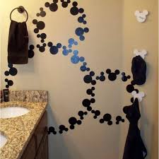 Relax at bath time with comfy robes and eye masks too. 90 Creative Ways You Can Improve Your Mickey Mouse Bathroom Philanthropyalamode Com Popular Home Design Mickey Mouse Bathroom Mickey Bathroom Disney Bathroom