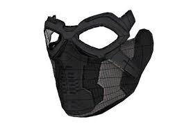 Captain America The Winter Soldier Life Size Winter Soldier Mask For Cosplay Free Papercraft Download Winter Soldier Mask Cool Masks Winter Soldier
