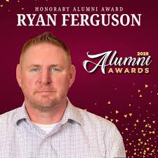 We are proud to introduce the 2025 Honorary Alumni Award honoree, Ryan  Ferguson. Ryan has helped feed CMU's community — literally and figuratively  — for more than 20 years. As director of