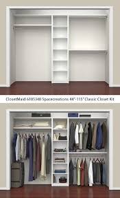 We did not find results for: Closetmaid 6105340 Spacecreations 44 115 Classic Closet Kit Closetmaid Spacecreations Close Bedroom Closet Design Closet Renovation Wardrobe Design Bedroom