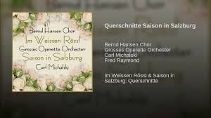 À salzbourg et à maria plain, au cours des années 1930. Querschnitte Saison In Salzburg Youtube