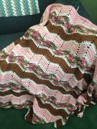 Pink Camo Crochet Blanket Crochet Blanket Girl Baby Blanket Crochet Pattern Crochet Blanket Patterns