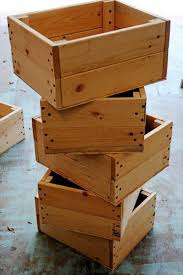 How To Build A Simple Crate Wood Diy Pallet Diy Diy Furniture