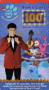 Blue is a puppy who puts her paw prints on three clues. 100th Episode Celebration Vhs Blue S Clues Wiki Fandom