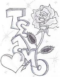 Y cuando te vi, sabía que ese alguien eras tú». Desenhos Romanticos Desenhos Romanticos Letra De Grafitti Alfabeto Graffiti