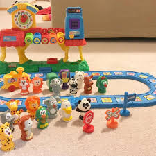 Vtech 3 animals 3 buttons pop up friends train 6 months. Best Vtech Smartville Alphabet Train Station Electronic Learning Game W Animals For Sale In Eden Prairie Minnesota For 2021