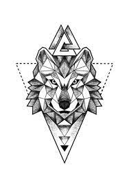 Trendy Drawing Wolf Geometric Design 22 Ideas Geometric Wolf Geometric Animal Tattoo Geometric Wolf Tattoo