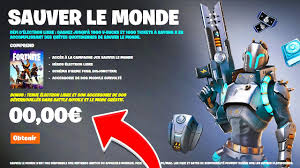 Dans battle royale et le mode créatif, elle permet d'acheter des objets cosmétiques (tenues, planeurs, emotes) et le passe de combat de la saison en cours ! Fortnite Offre Sauver Le Monde Gratuit A Tous Les Joueurs Le 24 Decembre Enorme Youtube