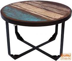 Wood and metal coffee table. Vintage Coffee Table Coffee Table Made Of Metal And Recycled Wood Model 6 50x75x75 Cm
