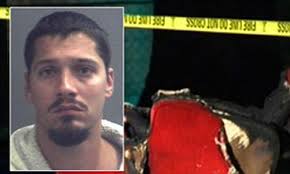 Crazed man 'sets fire to his girlfriend as she sits in their house before  stealing a car'