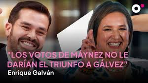 "Los votos de Máynez no le darían el triunfo a Gálvez": Enrique Galván