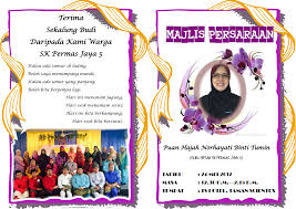 Abdul mutalib bin denan akan menandatangani buku rekod kehadiran sebagai tanda berakhirnya tugas rasmi beliau di dalam dunia pendidikan kesalahan dalam penulisan tatabahasa. Sekolah Kebangsaan Permas Jaya 5 Buku Program Majlis Persaraan Bonda Hajah Norhayati Binti Tumin