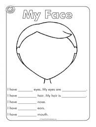 Worksheets Parts Of The Face English Lessons For Kids English Activities For Kids Kindergarten English