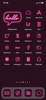 Neon can be used for different im apps, like instagram, messenger, beetalk, facebook lite and so on. 100 Pink Neon App Icons Neon Aesthetic Ios 14 Icons Iphone Icon Pack Neon Neon Widgets Iphone Icons Pink Neon Pink App Covers App Icon Iphone Icon App Store Icon