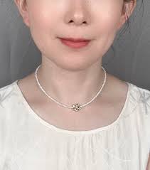 18K Gold Camellia Clip-on Pendant Charm Diamond Center Use as Earrings  Slider