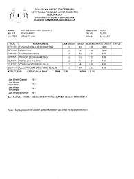 Berita baik buat calon lepasan spm, sijil politeknik, kolej komuniti, institut kemahiran mara, institut pertanian, institut kemahiran tinggi perda dan kemahiran malaysia (skm). Politeknik Keputusan Semester Sesi Jun 2017 Program Keputusan Penilaian Akhir Semester Sesi Pdf Document