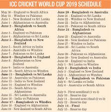 We did not find results for: Icc Cricket World Cup 2019 Schedule Announced 304969