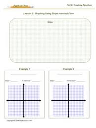 Students will cut out each equation and graph the line on the zombie graph. Slopeintercept Form Amphitheater Public Schools Slope 173 Intercept Form Amphitheater Public Schools Pdf Pdf4pro