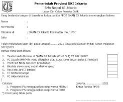 Biodata form is basically a short form of the biographical data that contains the all or at least important facts of a person's life in it. Informasi Ppdb Sman 63 Jakarta Tahap Jalur Prestasi Akademik Dan Non Akademik Tahun Pelajaran 2021 2022 Sman 63 Jakarta