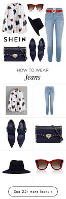 Shein By Daisy Schilder On Polyvore Featuring Paige Denim Thierry Lasry Valentino Jil Sander Gucci And Maison Michel Com Imagens Looks Look
