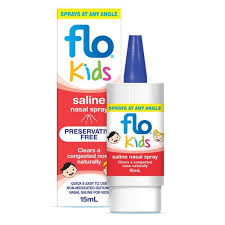 Flo Kids Spray To Clear Nasal Congestion And Blocked Stuffy Nose In Children