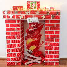 Keep reading to check out how i made it! Make A Faux Fireplace For Christmas My Poppet Makes