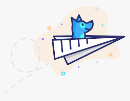 Your airplane cartoon stock images are ready. Updog Dog Illustration Flying In A Paper Airplane Cartoon Hd Png Download Transparent Png Image Pngitem