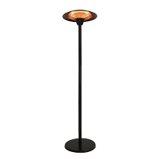 Fire Sense Frisco 1 500 Watt Bronze Colored Halogen Patio Heater Patio Heater Gas Patio Heater Propane Patio Heater