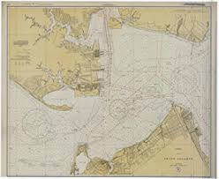 amazon com map hampton roads 1930 nautical noaa chart