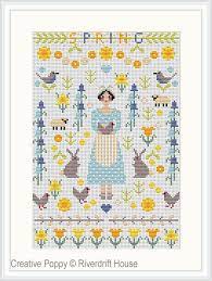 Jun 10, 2021 · this is a miniature that you can also use. Riverdrift House Minature Spring Sampler Cross Stitch Pattern